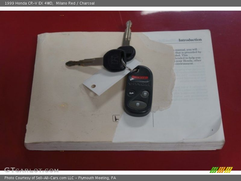 Milano Red / Charcoal 1999 Honda CR-V EX 4WD