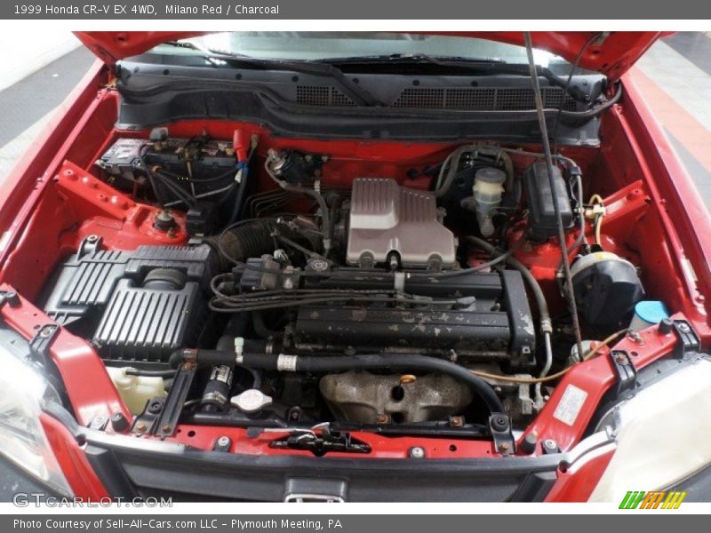 Milano Red / Charcoal 1999 Honda CR-V EX 4WD