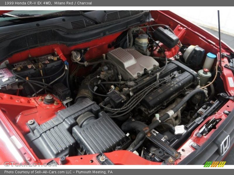 Milano Red / Charcoal 1999 Honda CR-V EX 4WD