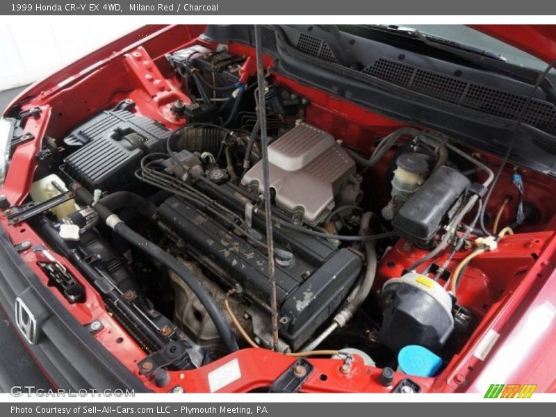 Milano Red / Charcoal 1999 Honda CR-V EX 4WD