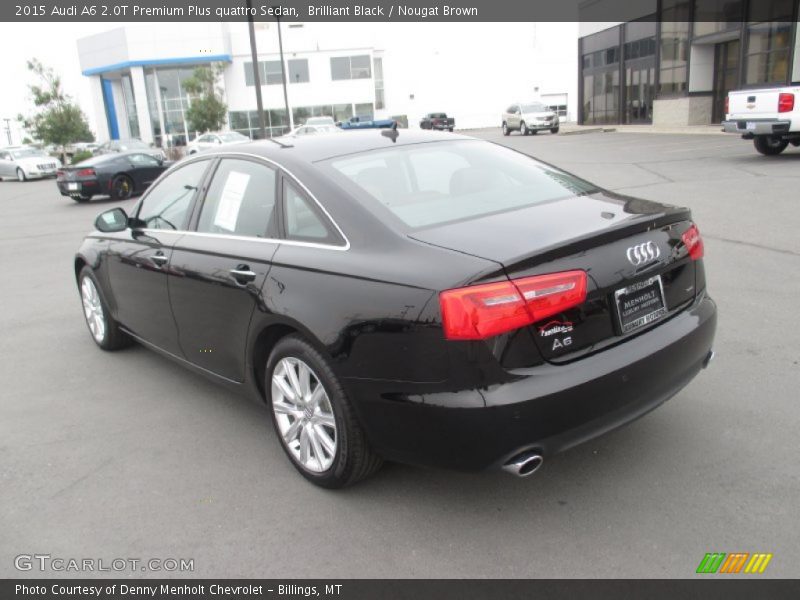 Brilliant Black / Nougat Brown 2015 Audi A6 2.0T Premium Plus quattro Sedan