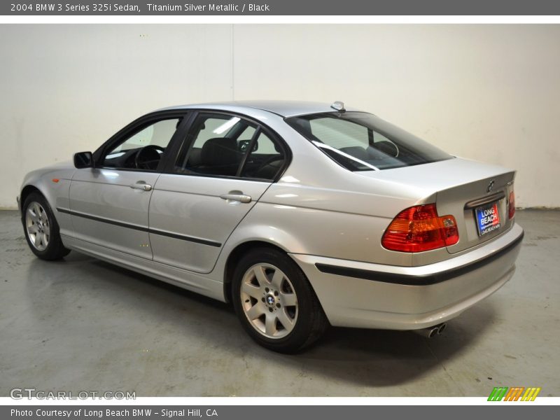 Titanium Silver Metallic / Black 2004 BMW 3 Series 325i Sedan