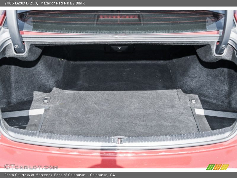 Matador Red Mica / Black 2006 Lexus IS 250