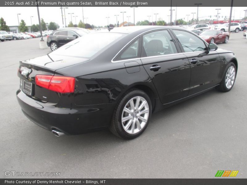 Brilliant Black / Nougat Brown 2015 Audi A6 2.0T Premium Plus quattro Sedan