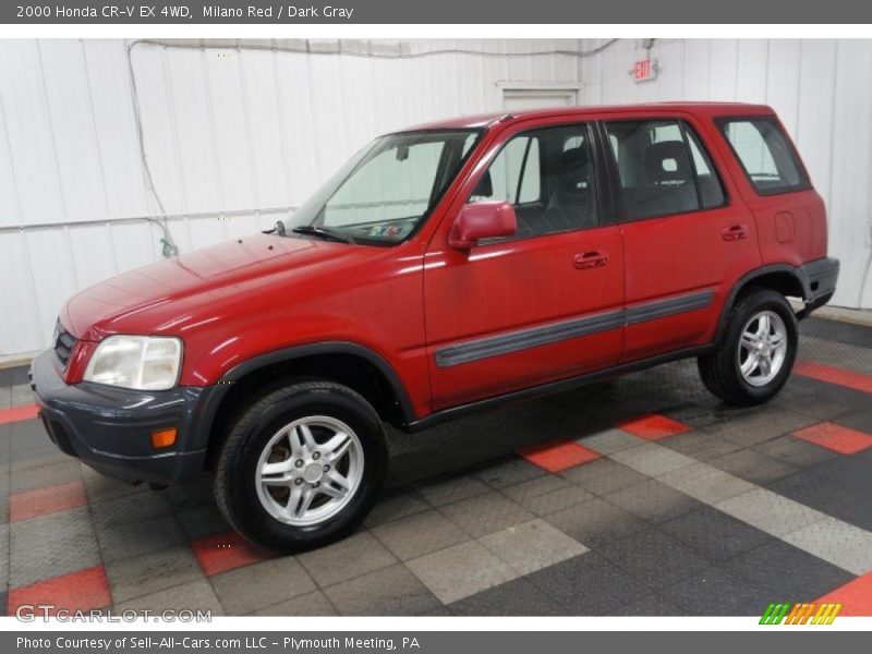 Milano Red / Dark Gray 2000 Honda CR-V EX 4WD