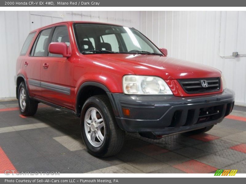 Milano Red / Dark Gray 2000 Honda CR-V EX 4WD