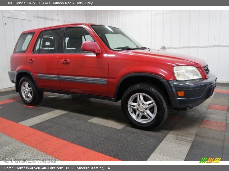 Milano Red / Dark Gray 2000 Honda CR-V EX 4WD