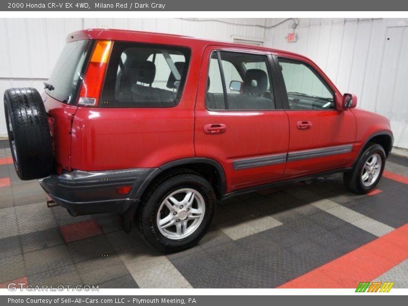 Milano Red / Dark Gray 2000 Honda CR-V EX 4WD