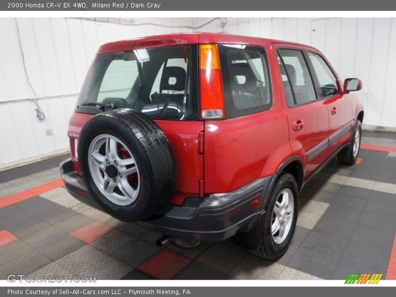 Milano Red / Dark Gray 2000 Honda CR-V EX 4WD