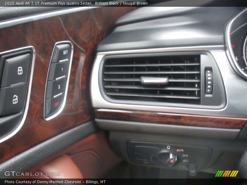 Brilliant Black / Nougat Brown 2015 Audi A6 2.0T Premium Plus quattro Sedan