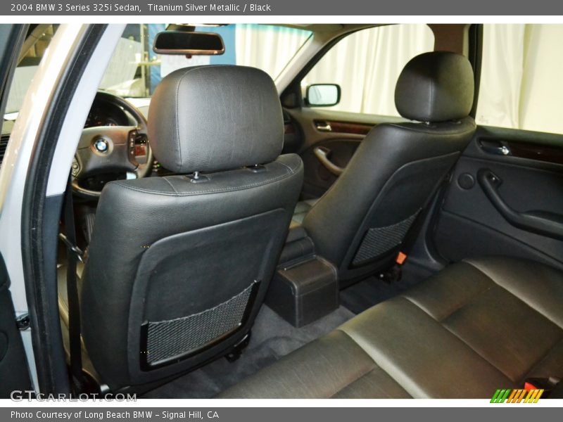 Titanium Silver Metallic / Black 2004 BMW 3 Series 325i Sedan