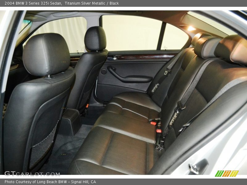 Titanium Silver Metallic / Black 2004 BMW 3 Series 325i Sedan