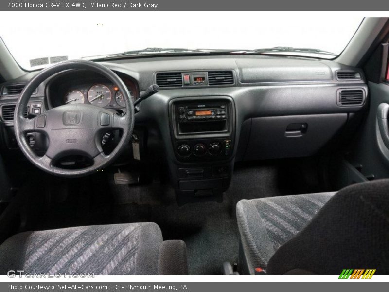 Milano Red / Dark Gray 2000 Honda CR-V EX 4WD