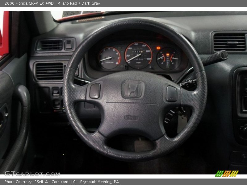 Milano Red / Dark Gray 2000 Honda CR-V EX 4WD