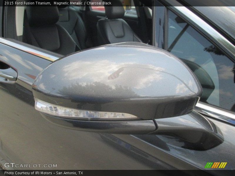 Magnetic Metallic / Charcoal Black 2015 Ford Fusion Titanium