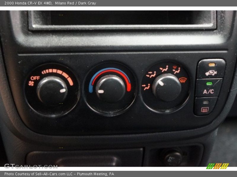 Milano Red / Dark Gray 2000 Honda CR-V EX 4WD