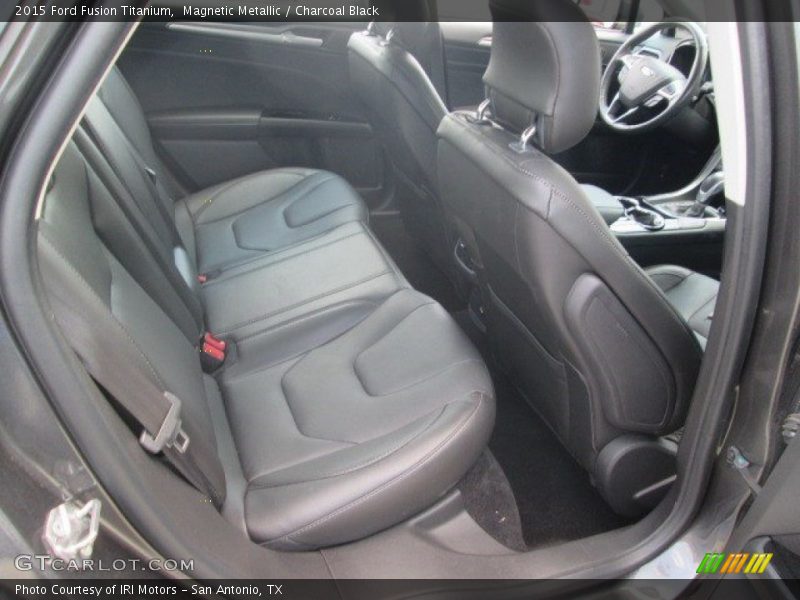 Magnetic Metallic / Charcoal Black 2015 Ford Fusion Titanium