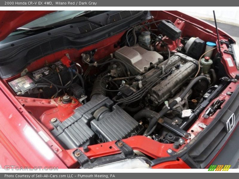 Milano Red / Dark Gray 2000 Honda CR-V EX 4WD
