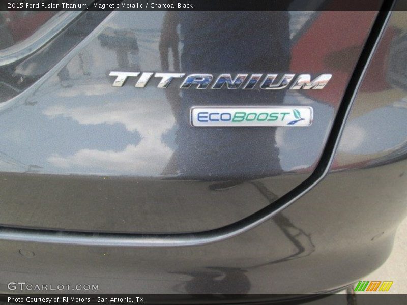 Magnetic Metallic / Charcoal Black 2015 Ford Fusion Titanium