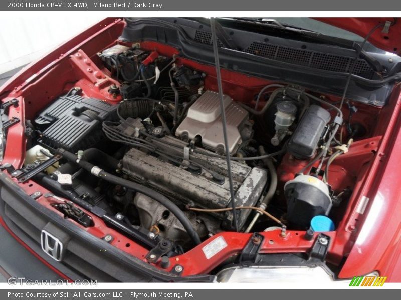 Milano Red / Dark Gray 2000 Honda CR-V EX 4WD