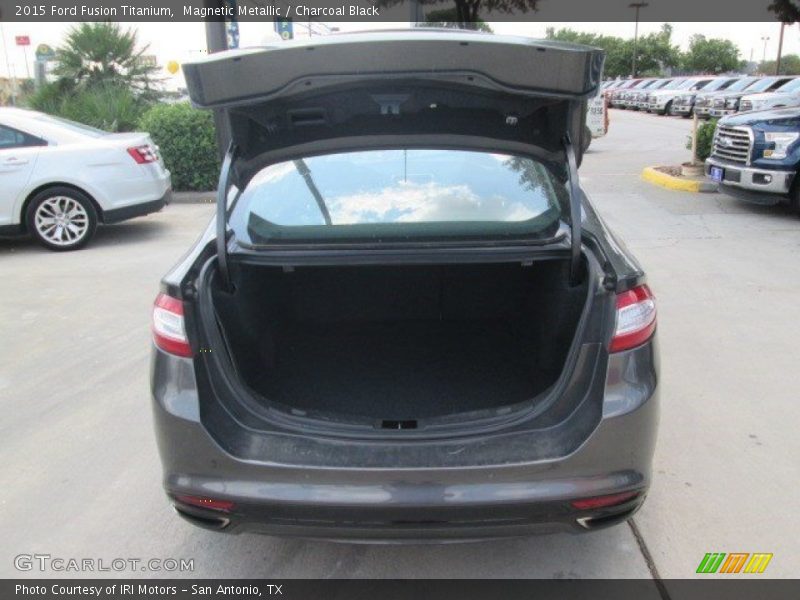 Magnetic Metallic / Charcoal Black 2015 Ford Fusion Titanium