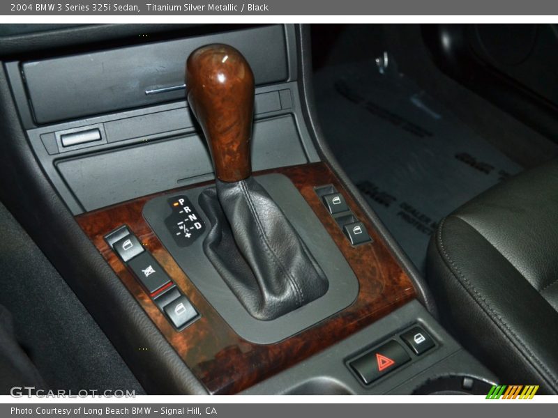 Titanium Silver Metallic / Black 2004 BMW 3 Series 325i Sedan