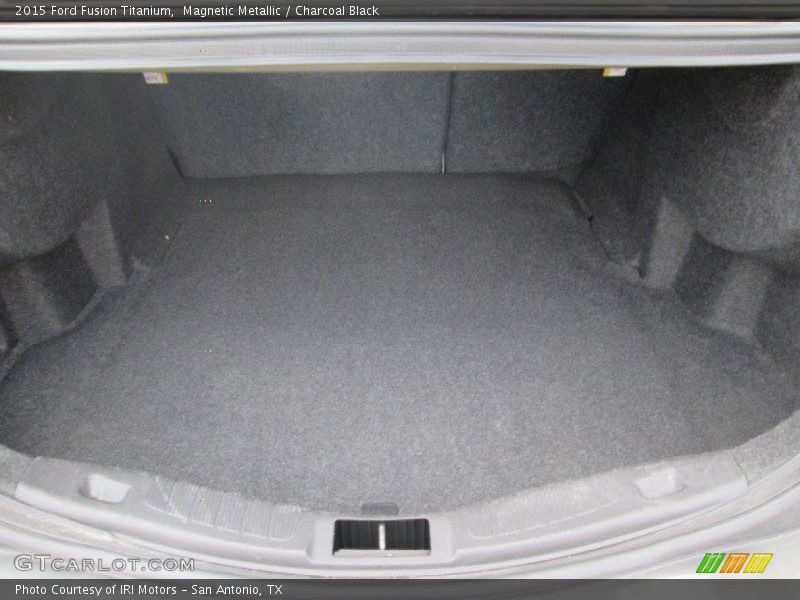 Magnetic Metallic / Charcoal Black 2015 Ford Fusion Titanium