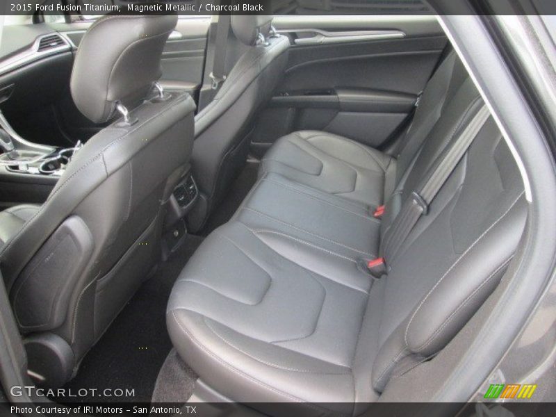 Magnetic Metallic / Charcoal Black 2015 Ford Fusion Titanium