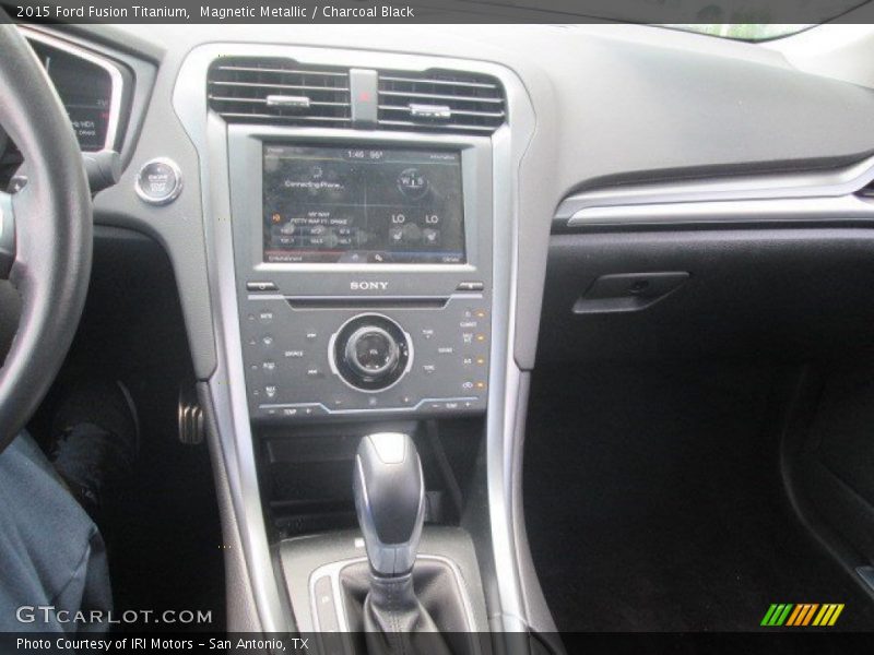 Magnetic Metallic / Charcoal Black 2015 Ford Fusion Titanium