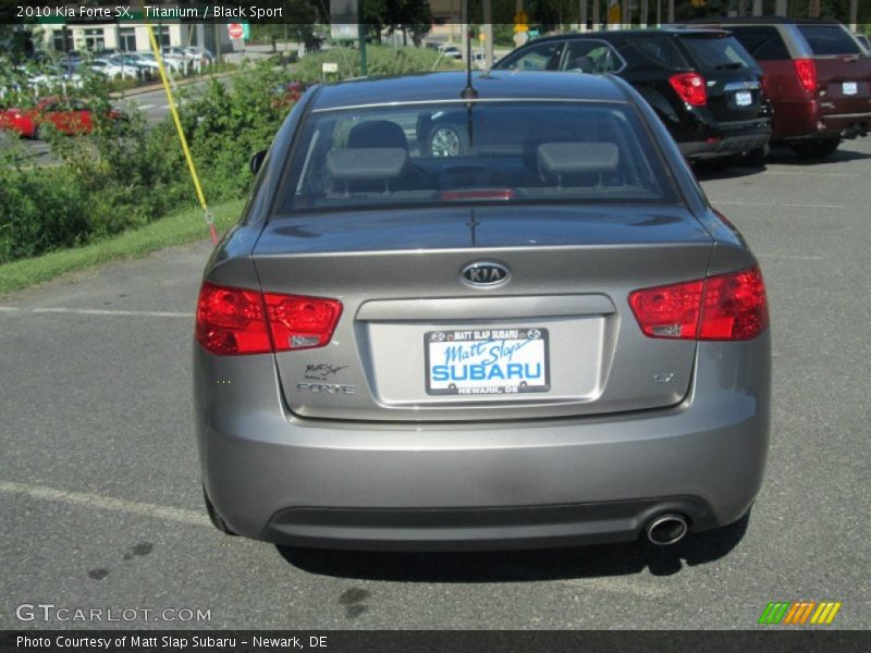 Titanium / Black Sport 2010 Kia Forte SX