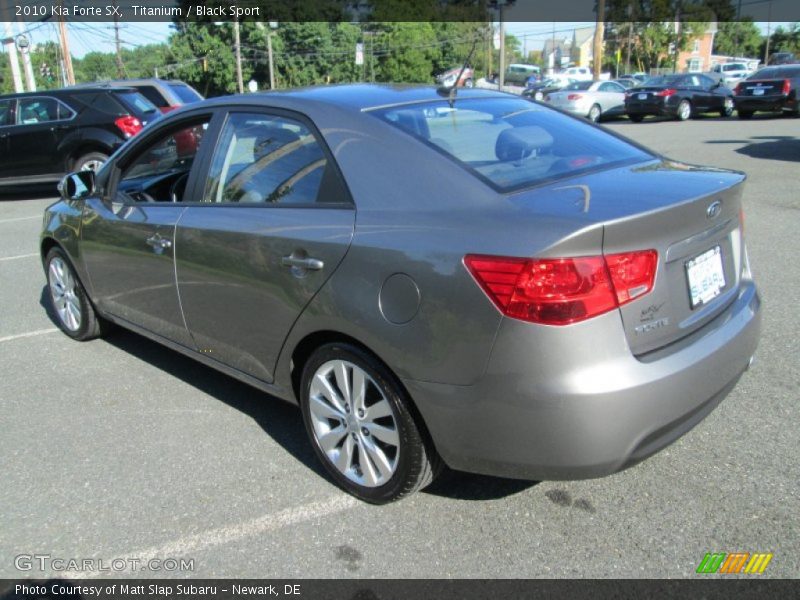 Titanium / Black Sport 2010 Kia Forte SX