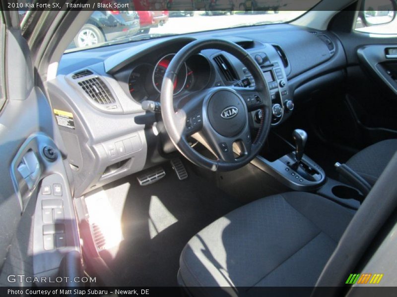 Titanium / Black Sport 2010 Kia Forte SX