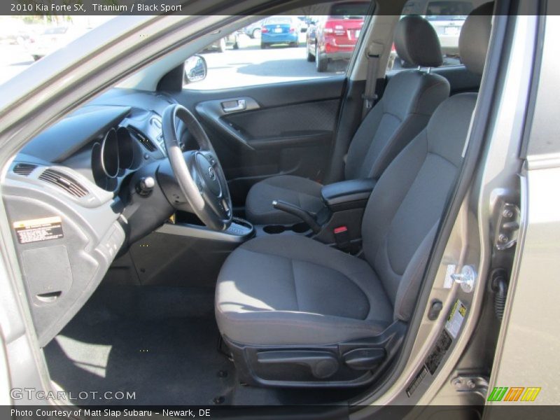 Titanium / Black Sport 2010 Kia Forte SX