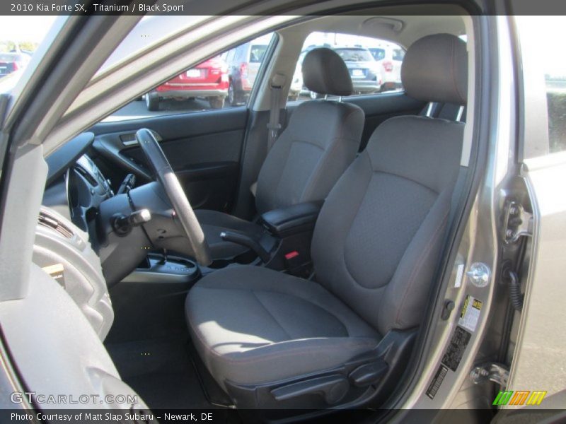 Titanium / Black Sport 2010 Kia Forte SX