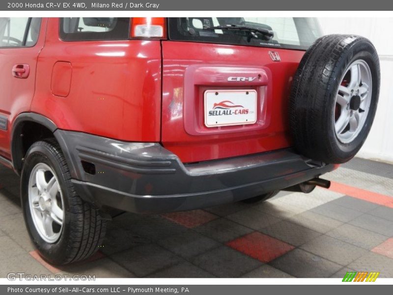Milano Red / Dark Gray 2000 Honda CR-V EX 4WD