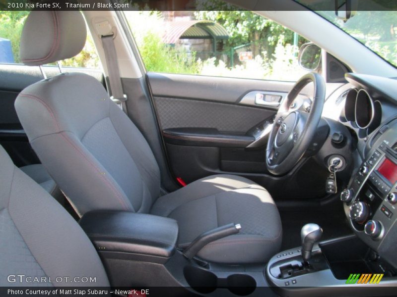 Titanium / Black Sport 2010 Kia Forte SX