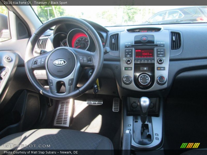 Titanium / Black Sport 2010 Kia Forte SX