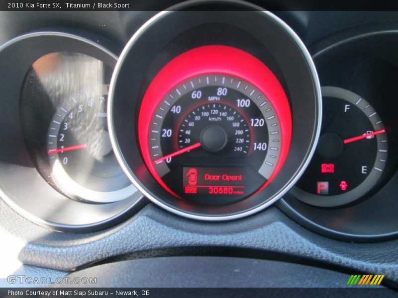 Titanium / Black Sport 2010 Kia Forte SX
