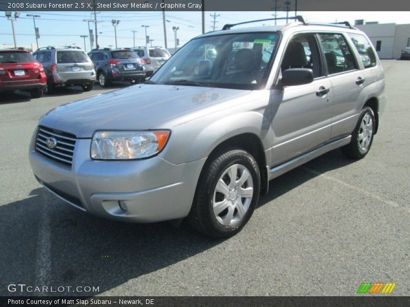 Front 3/4 View of 2008 Forester 2.5 X