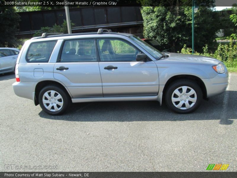 Steel Silver Metallic / Graphite Gray 2008 Subaru Forester 2.5 X