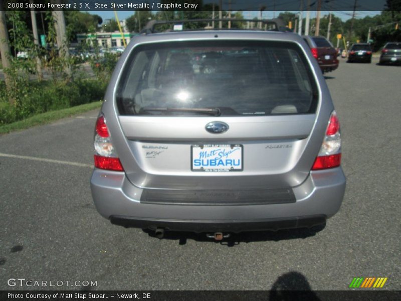 Steel Silver Metallic / Graphite Gray 2008 Subaru Forester 2.5 X