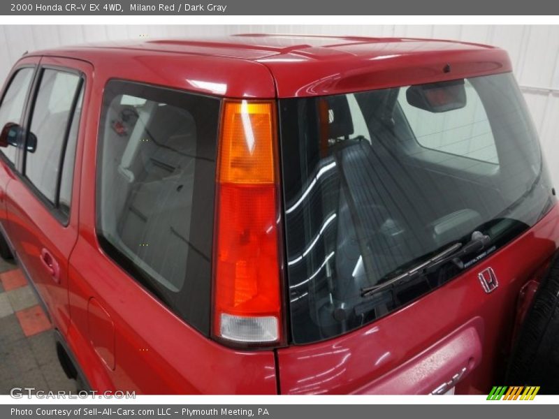 Milano Red / Dark Gray 2000 Honda CR-V EX 4WD