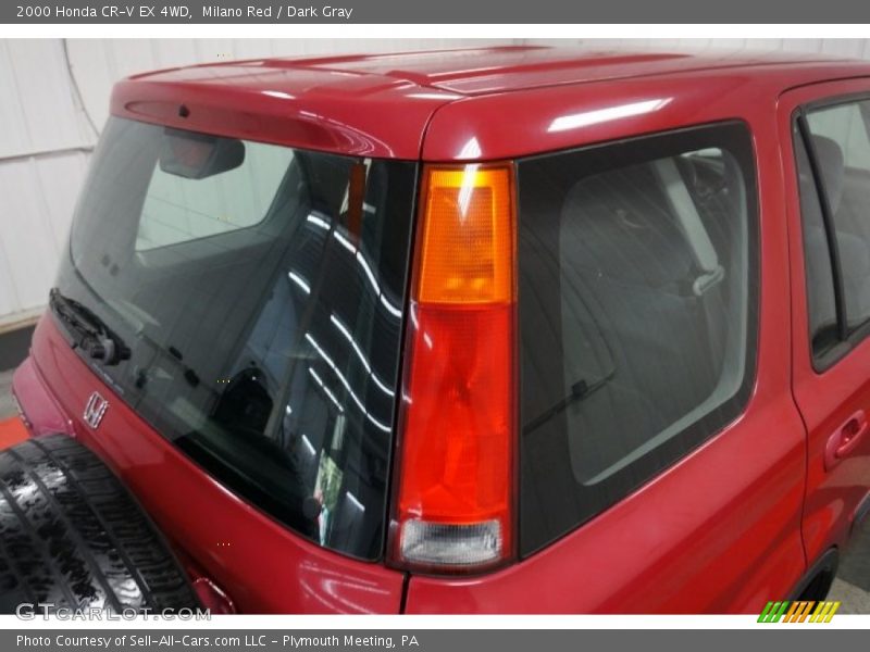 Milano Red / Dark Gray 2000 Honda CR-V EX 4WD