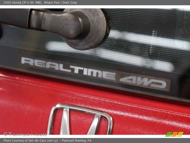 Milano Red / Dark Gray 2000 Honda CR-V EX 4WD