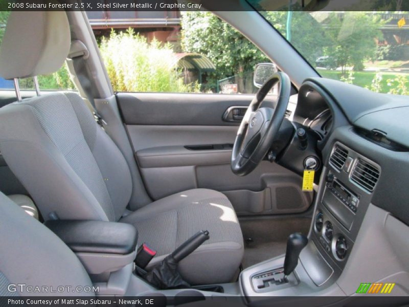 Steel Silver Metallic / Graphite Gray 2008 Subaru Forester 2.5 X