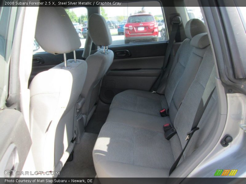 Steel Silver Metallic / Graphite Gray 2008 Subaru Forester 2.5 X