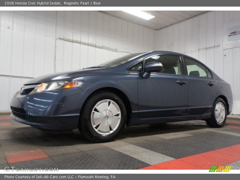 Magnetic Pearl / Blue 2008 Honda Civic Hybrid Sedan