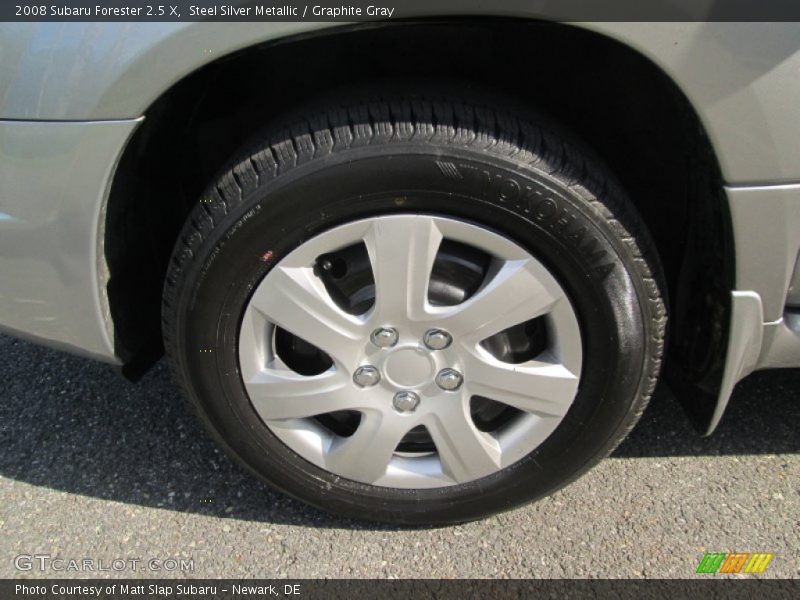 Steel Silver Metallic / Graphite Gray 2008 Subaru Forester 2.5 X
