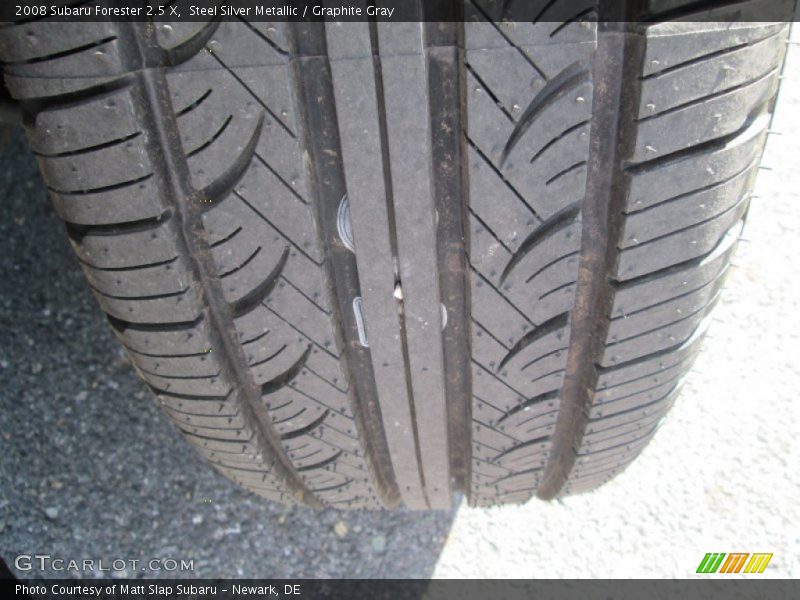 Steel Silver Metallic / Graphite Gray 2008 Subaru Forester 2.5 X