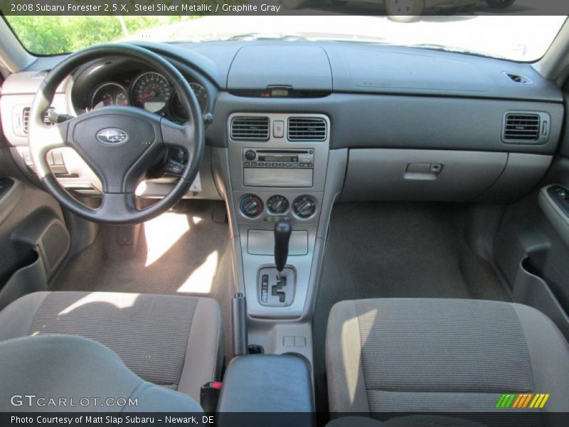 Steel Silver Metallic / Graphite Gray 2008 Subaru Forester 2.5 X